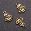 Pendant Findings Buddha, diameter 14×10mm, diameter in-1.5 mm pack 20g ± 22 pieces