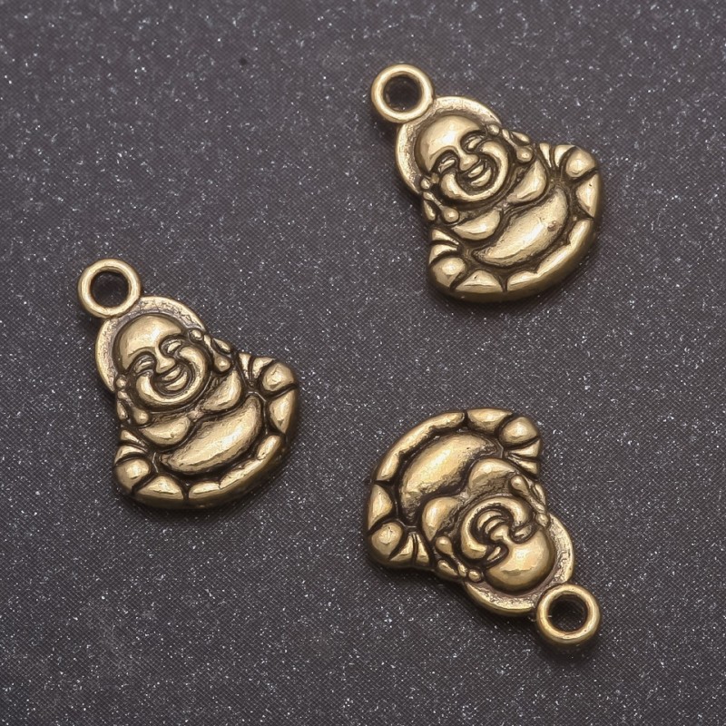 Pendant Findings Buddha, diameter 14×10mm, diameter in-1.5 mm pack 20g ± 22 pieces