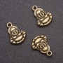 Pendant Findings Buddha, diameter 14×10mm, diameter in-1.5 mm pack 20g ± 22 pieces