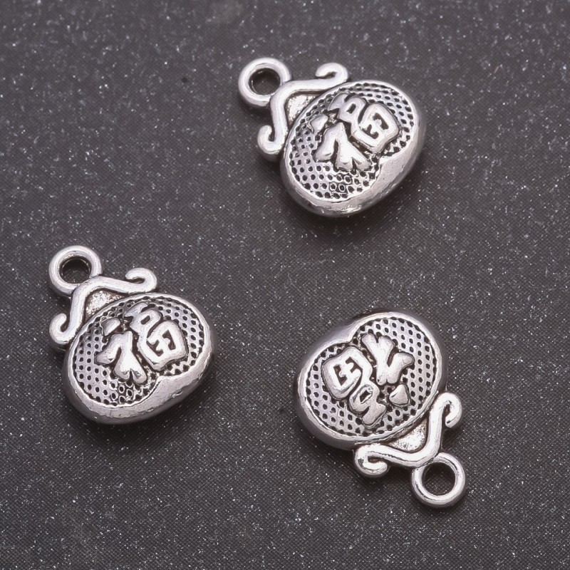 Pendant Fittings Chinese Lantern, diameter 10×13mm, packaging diameter in mm 20g ± 14pcs
