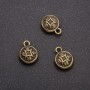 Pendant Finding Coin (bronze), diameter 10x13mm, hole diameter inmm packaged 20g ± 14 pcs