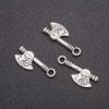 Pendant Hardware Axe 0x8mm, diameter inmm packaging 20g ± 27pcs