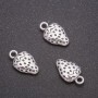 Fittings pendant Strawberry, diameter 17x10mm, diameter inmm packaging 20g +/- 12pcs