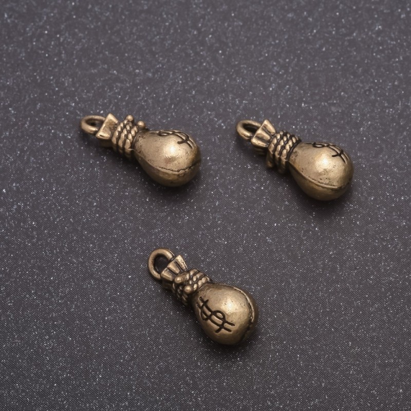 Pendant Hardware Coin Pouch Dollars, diameter 7×15mm, diameter in-1, 7mm packaging 20g +/- 13pcs