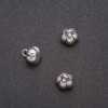 Pendant Fittings Pumpkin, diameter 8x9mm, hole diameter 1.6mm, packaged 20g approx. 16 pcs