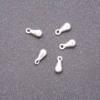 Pendant drop findings, diameter 7x3mm, hole diameter 0.9mm, packaging 20g ±110 pcs