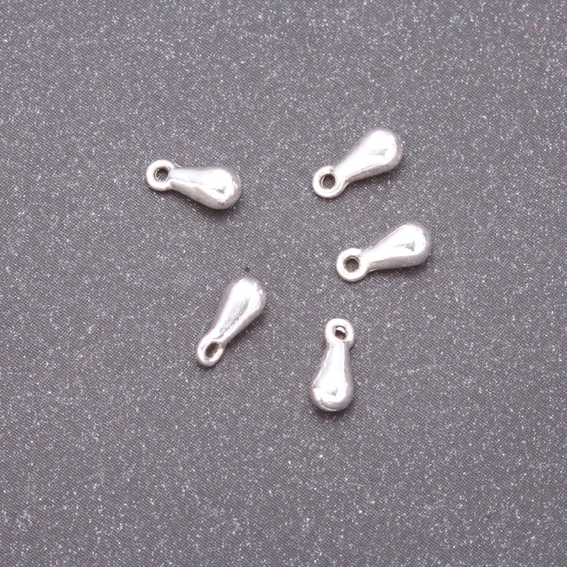 Pendant drop findings, diameter 7x3mm, hole diameter 0.9mm, packaging 20g ±110 pcs
