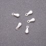 Pendant drop findings, diameter 7x3mm, hole diameter 0.9mm, packaging 20g ±110 pcs