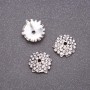 Findings end cap, 11mm diameter, inner diameter 1.5 mm, pack 20 g +/- 22 pc