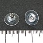 Earring Stoppers 11mm diameter, packaging 100 pcs ± 20 g