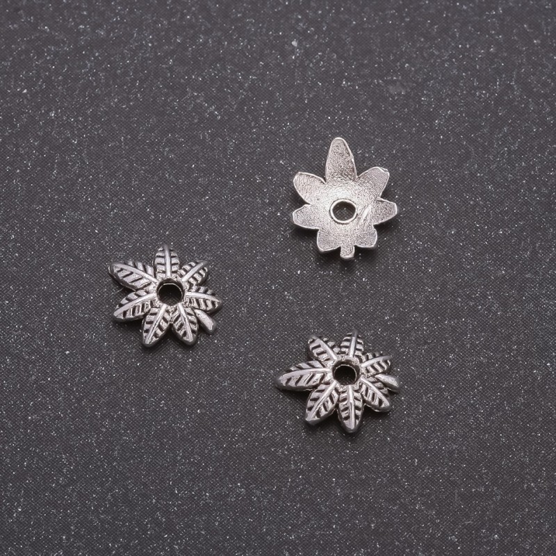 End-cap Findings, diameter 9×8mm, diameter in-1, 6mm packaging 20g ±120 pcs