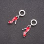 Findings Red Shoes 25x17x11mm, hole diameter 5mm, pack 2