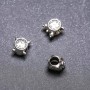 Findings "Clock" Insert 9x9mm, 4.5mm Hole, 20g Pack ±14pcs