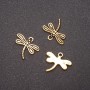 Pendant Finding Dragonfly 17×15mm, diameter in-1.5 mm packaged 20g ± 22 pcs