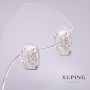 Earrings Xuping 13×8mm Rhodium