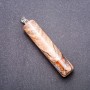 Cylinder Pendant of Landscape Jasper (Jasper landscape) 64x54x12mm