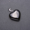 Pendant "Heart" Made of Natural Agate Stone 28x19x19mm (+-)