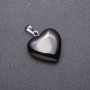 Pendant "Heart" Made of Natural Agate Stone 28x19x19mm (+-)