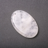 Pendant oval cut Mountain Crystal 36×55mm (+-)
