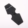 Black Display Card for Chain and/or Bracelet, PU Material, Dimensions 11x4.5cm, 200pcs/Pack