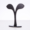 Jewellery Stand Black Plastic, Height 8cm, Width 8cm
