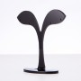 Jewellery Stand Black Plastic, Height 8cm, Width 8cm