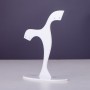 Jewellery Stand White Plastic, Height 7cm, Width 7cm