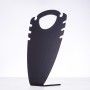 Jewellery Stand for 2 Pairs of Earrings, Black Plastic, height 195mm, width 116mm, depth 57mm