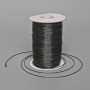 Black "Waxed" Craft Cord, diameter 1mm, length 150m spool