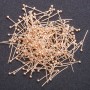 Cap stamp pin head pin ball yellow metal, length 40mm 390g