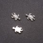 Bead Finding Turtle Inlay, 13×9mm, hole 1mm, pack 20 g ± 23 pcs
