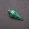 Pendant “Pendulum” made of natural stone Malachite 40×30×13mm
