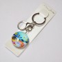 Keyring, diameter 3.5 cm, length 9 cm