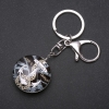 Keyring, diameter 3.5 cm, length 9 cm