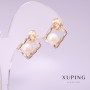 Earrings Xuping with Majorka pearls 18K gold plating 18K