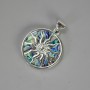 Pendant "Yarilo" Chalcedony (artificial) 32×37×43mm