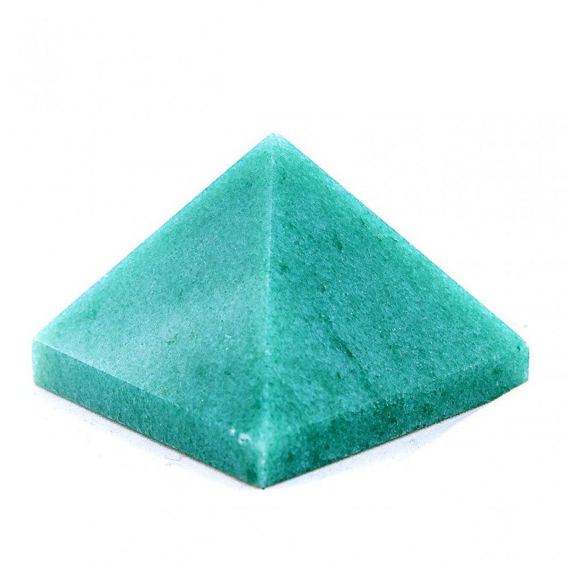 Jade Natural Stone Pyramid Keepsake, Height (+-)25mm, Length (+-)30mm