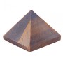Pyramid ornament Tiger's Eye stone, height 3cm, width 4cm(±)