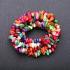 Natural Mother-of-Poarl Beads toned on a thread chip, diameter 8mm (+/-), length 85cm