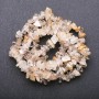 Rutilated quartz natural stone beads Goldeny rutile quartz beads on thread 6-9mm (±), length 85cm
