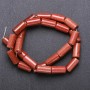 Natural Aventurine Beads "Golden Sand" on thread Cylindrical, 8×17mm diameter, 40cm length