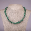 Malachite Bead Necklace 8x3mm Chips, length 45cm