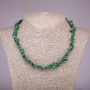 Malachite Bead Necklace 8x3mm Chips, length 45cm