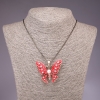 Pendant “Butterfly” on a long chain “black gold”, diameter 44x50mm, length 85cm