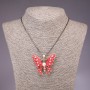 Pendant “Butterfly” on a long chain “black gold”, diameter 44x50mm, length 85cm