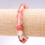 Chalcedony Bracelet, smooth beads, 10mm diameter, 18cm length