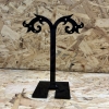 Earrings Display Stand, black plastic, height 117mm, width 92mm, depth 55mm