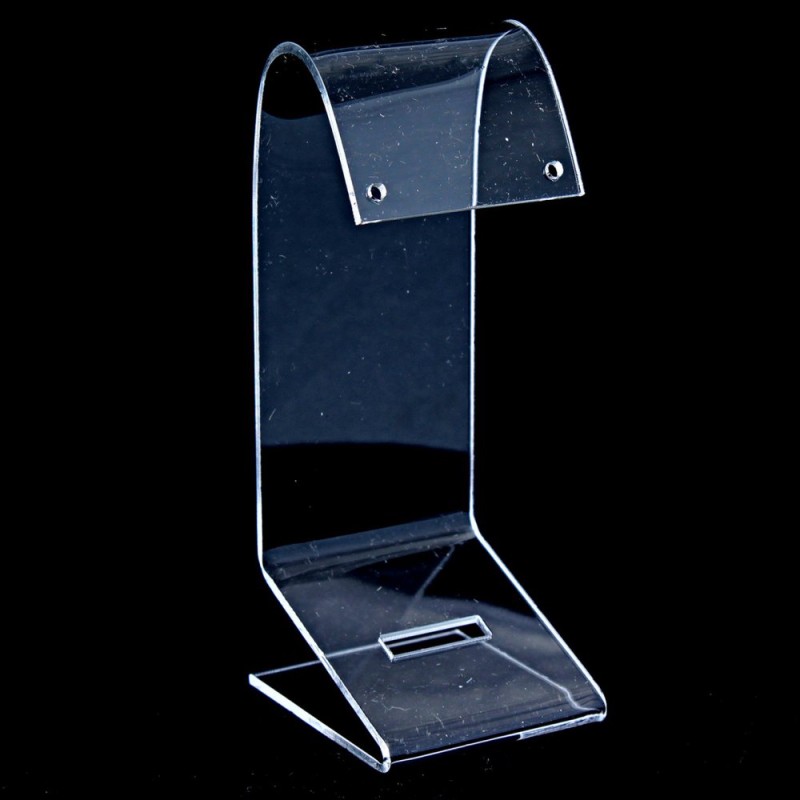 Earring Stand, Clear Plastic, height 133mm width 40mm depth 50mm