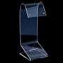 Earring Stand, Clear Plastic, height 133mm width 40mm depth 50mm