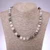 Rutilated Quartz Beads "Hairy" Multisided, 9×10 mm, 48 cm